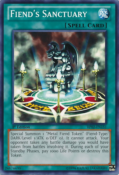 Fiend's Sanctuary [BP02-EN151] Mosaic Rare - Josh's Cards