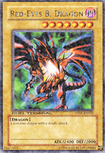 Red-Eyes B. Dragon [DT01-EN003] Rare - Josh's Cards