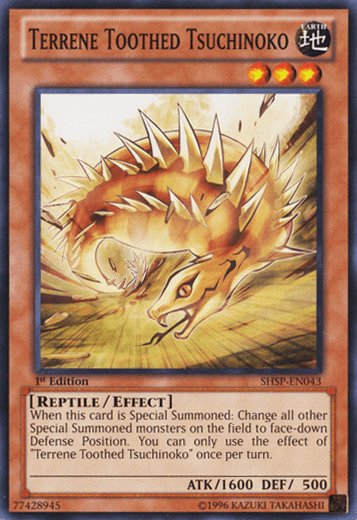 Terrene Toothed Tsuchinoko [SHSP-EN043] Common - Josh's Cards