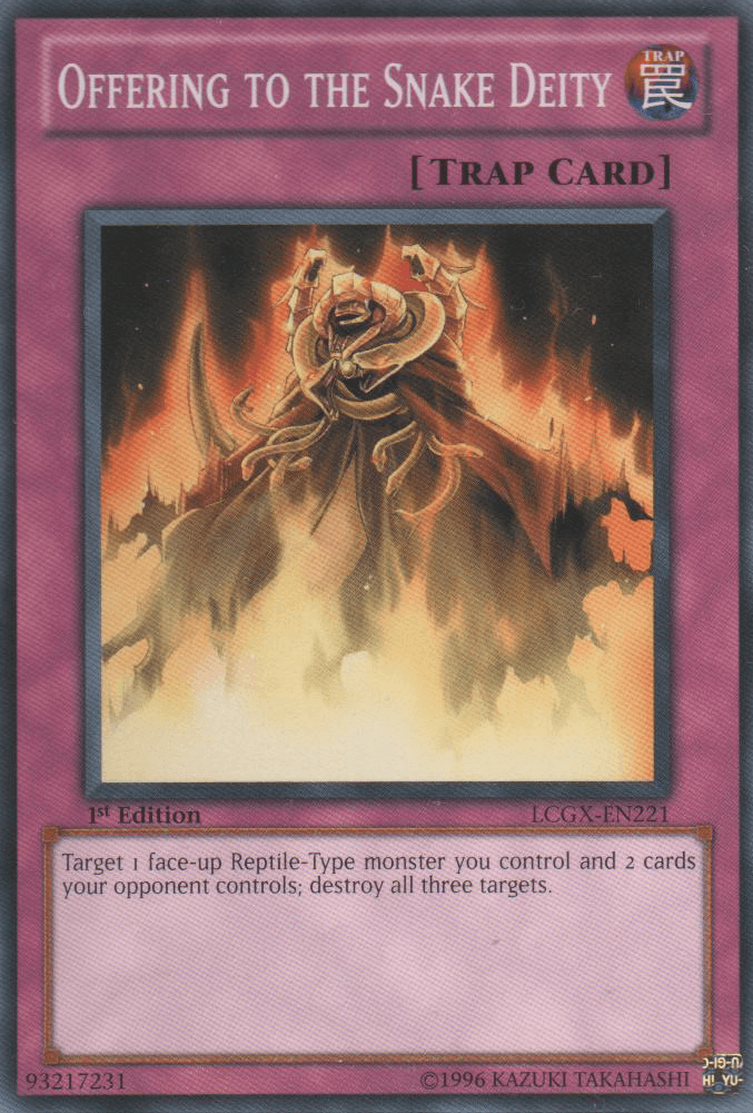 Offering to the Snake Deity [LCGX-EN221] Common - Josh's Cards