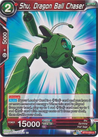 Shu, Dragon Ball Chaser (BT10-022) [Rise of the Unison Warrior 2nd Edition] Parallel Foil