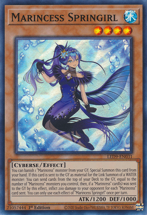 Marincess Springirl [LED9-EN031] Super Rare - Josh's Cards