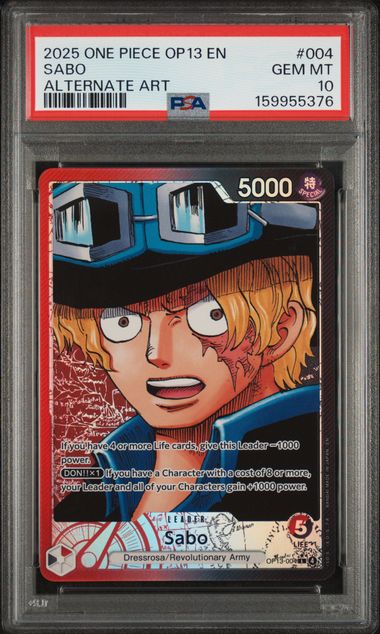Sabo Carrying On His Will OP13-004 PSA 10