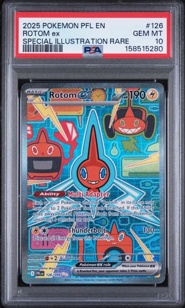Rotom Special Illustration Rare 126/094 PSA 10