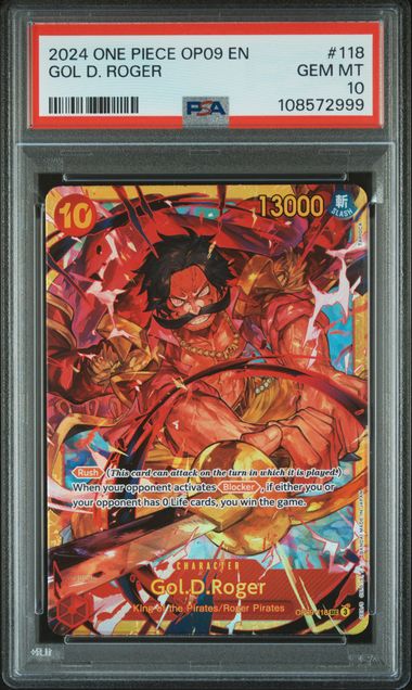 Gol.d.roger  Emperors in the New World OP09-118 PSA 10