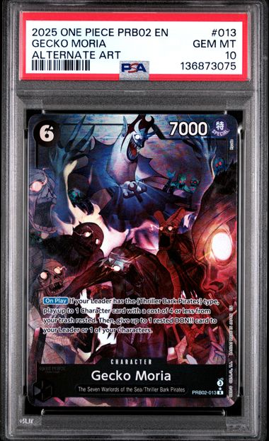 Gecko Moria Premium Booster - The Best Vol.2 PRB02-013 PSA 10