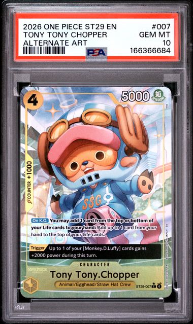 Tony Tony.Chopper Parallel Starter Deck Egghead ST29-007 PSA 10