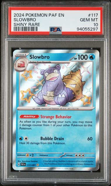 Slowbro Paldean Fates 117/091 PSA 10