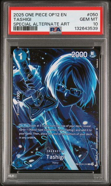 Tashigi SP [OP12 Legacy of the Master] OP06-050 PSA 10