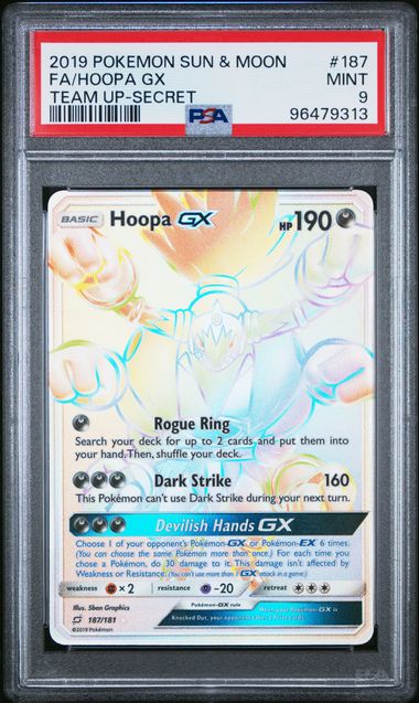 Hoopa GX Team Up 187/181 PSA 9