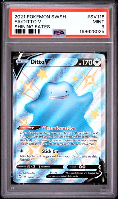 Ditto V Shining Fates SV118/SV112 PSA 9