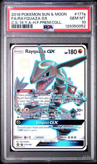 Rayquaza GX Promo 177a/168 PSA 10