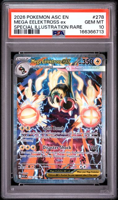 Mega Eelektross ex SIR ME Ascended Heroes 278/217 PSA 10