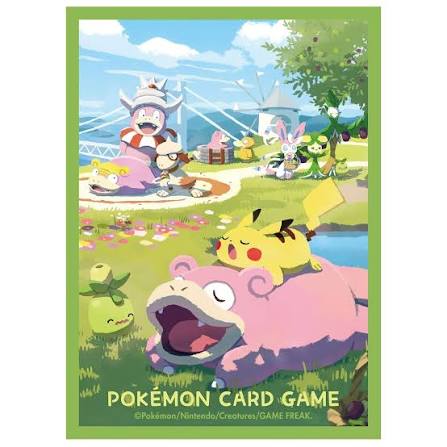 Pokémon Card Sleeve - Slowpoke & Pikachu (Single Sleeve)
