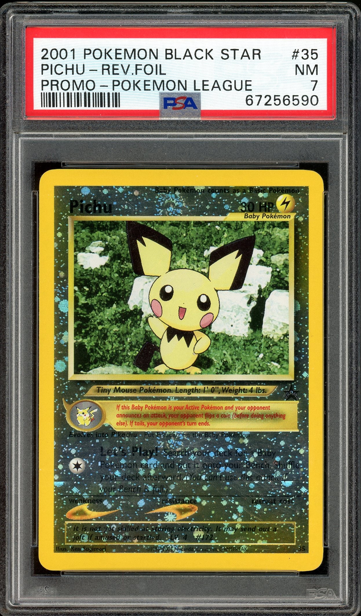 Pichu WotC Promo 35 PSA 7