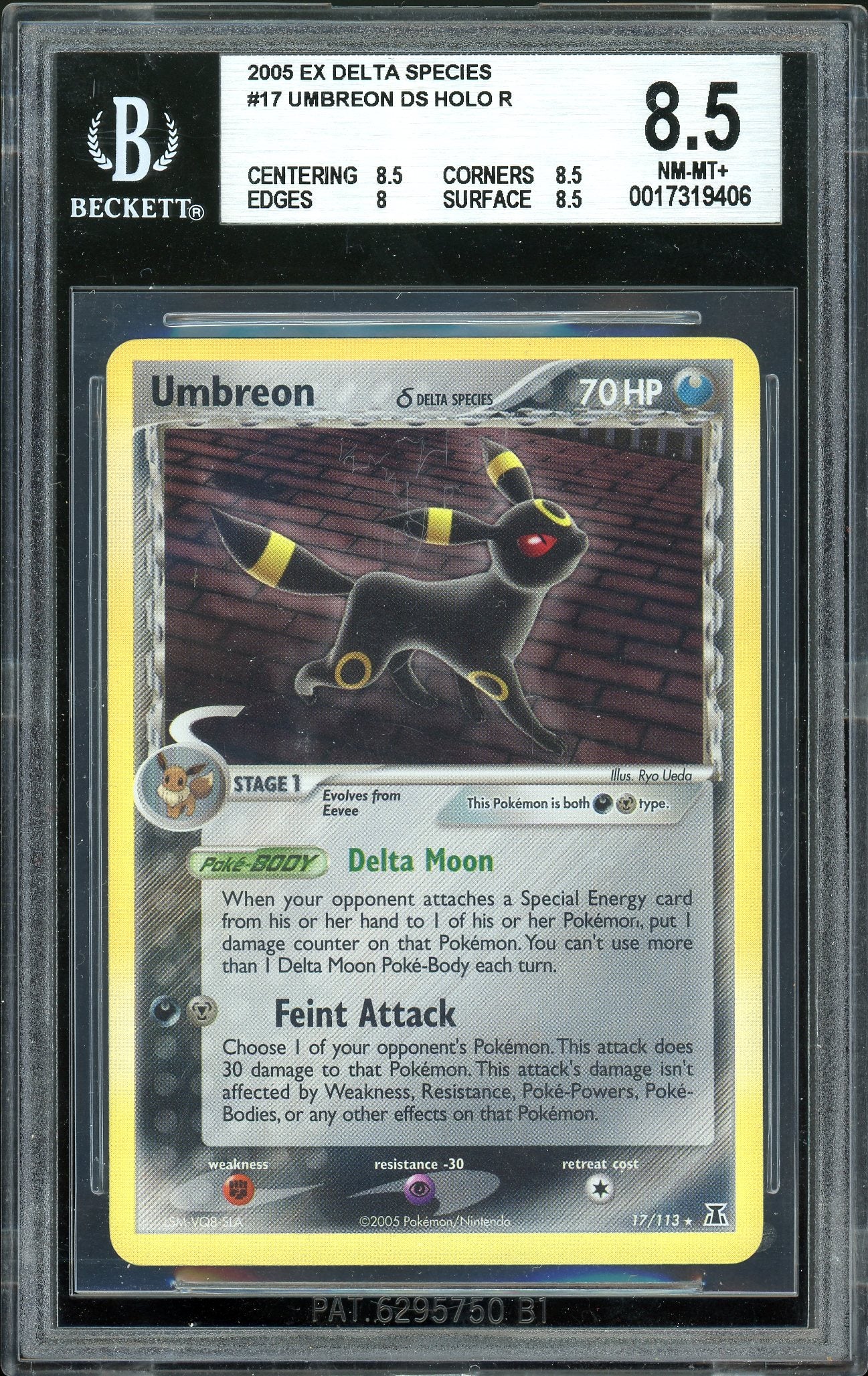 Umbreon Delta Species 17/113 BGS 8.5