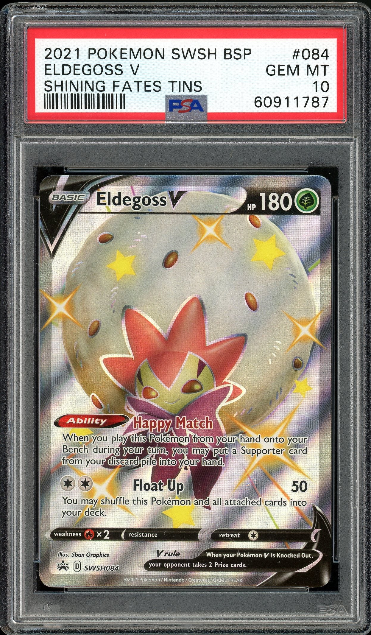 Eldegoss V Promo SWSH084 PSA 10