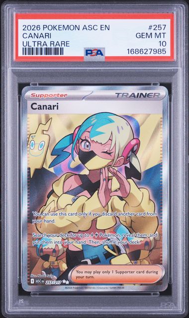 Canari ME Ascended Heroes 257/217 PSA 10