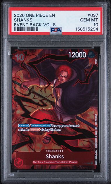 Shanks Promo Event Pack VOL.8 097 PSA 10