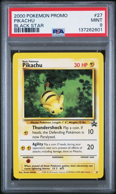 Pikachu WOTC Promo #27 PSA 9