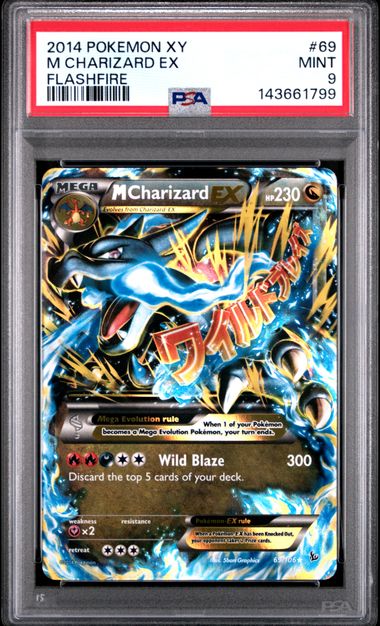 M Charizard EX XY-Flashfire 69/106 PSA 9