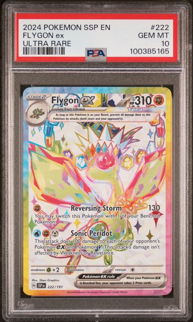 Flygon ex Surging Sparks 222/191 PSA 10