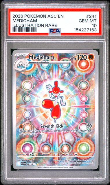 Medicham Ascended Heroes 241/217 PSA 10