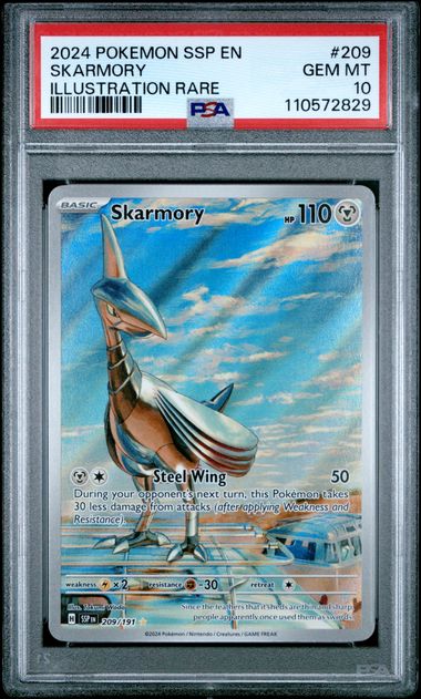 Skarmory Surging Sparks 209/191 PSA 10