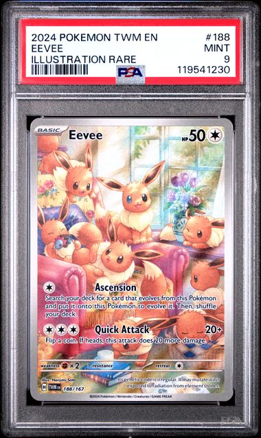 Eevee Twilight Masquerade 188/167 PSA 9