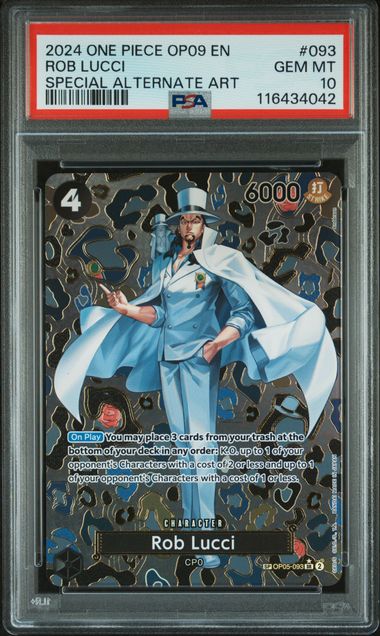 Rob Lucci Emperors in the New World OP05-093 PSA 10