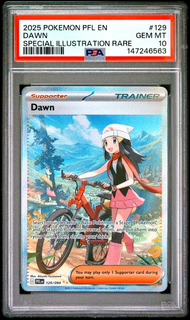 Dawn Special Illustration Rare Phantasmal Flames 129/094 PSA 10