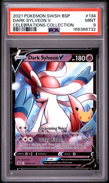 Dark Sylveon V SWSH Black Star Promos SWSH134 PSA 9