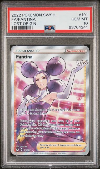 Fantina Lost Origin 191/196 PSA 10