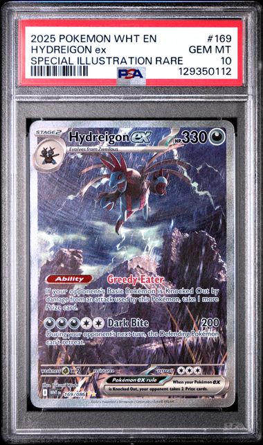 Hydreigon ex White Flare 169/086 PSA 10