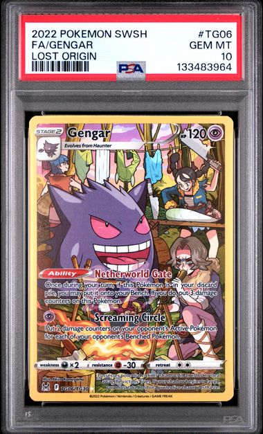 Gengar Lost Origin TG06/TG30 PSA 10