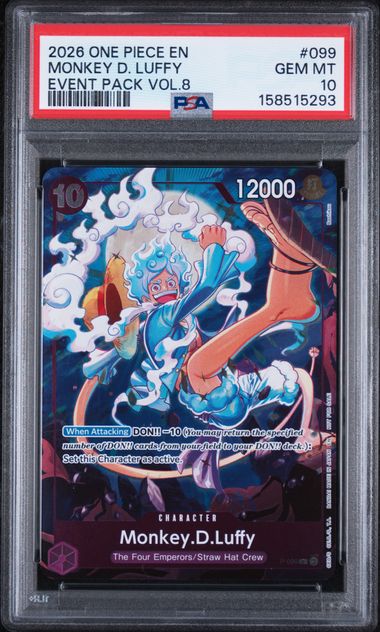 Monkey.D.Luffy Promo Event Pack VOL.8 099 PSA 10