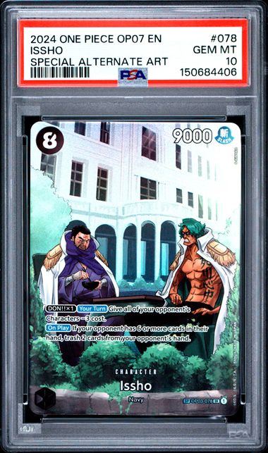 Issho SP OP07 (OP03-078) PSA 10