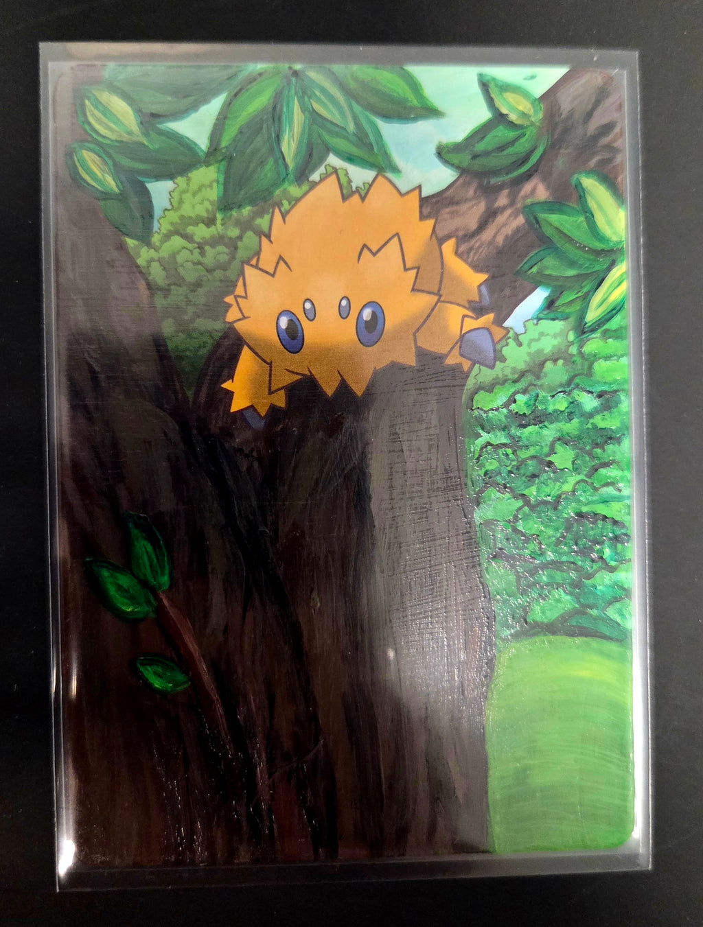 pokemon card joltik Custom Painted ONEDECK Item Information Cert Number YUNA GRAND SUMMONER ✨ Finish:Premium High Gloss