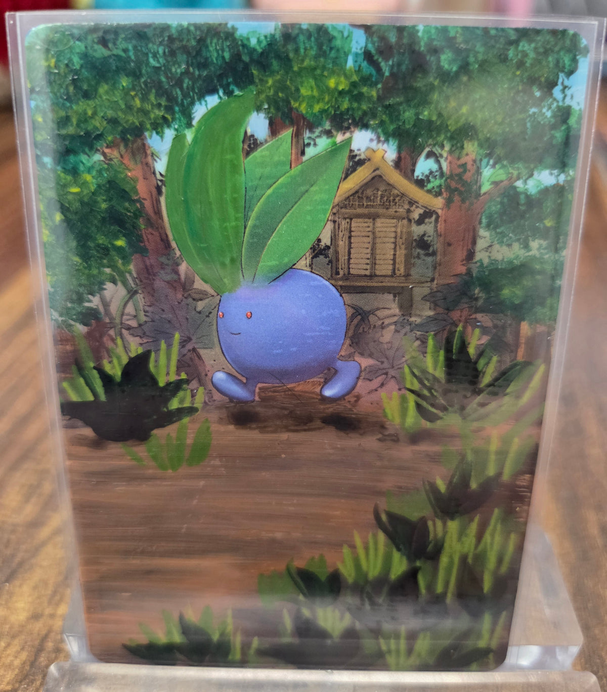 Custom Painted Oddish Pokemon Card