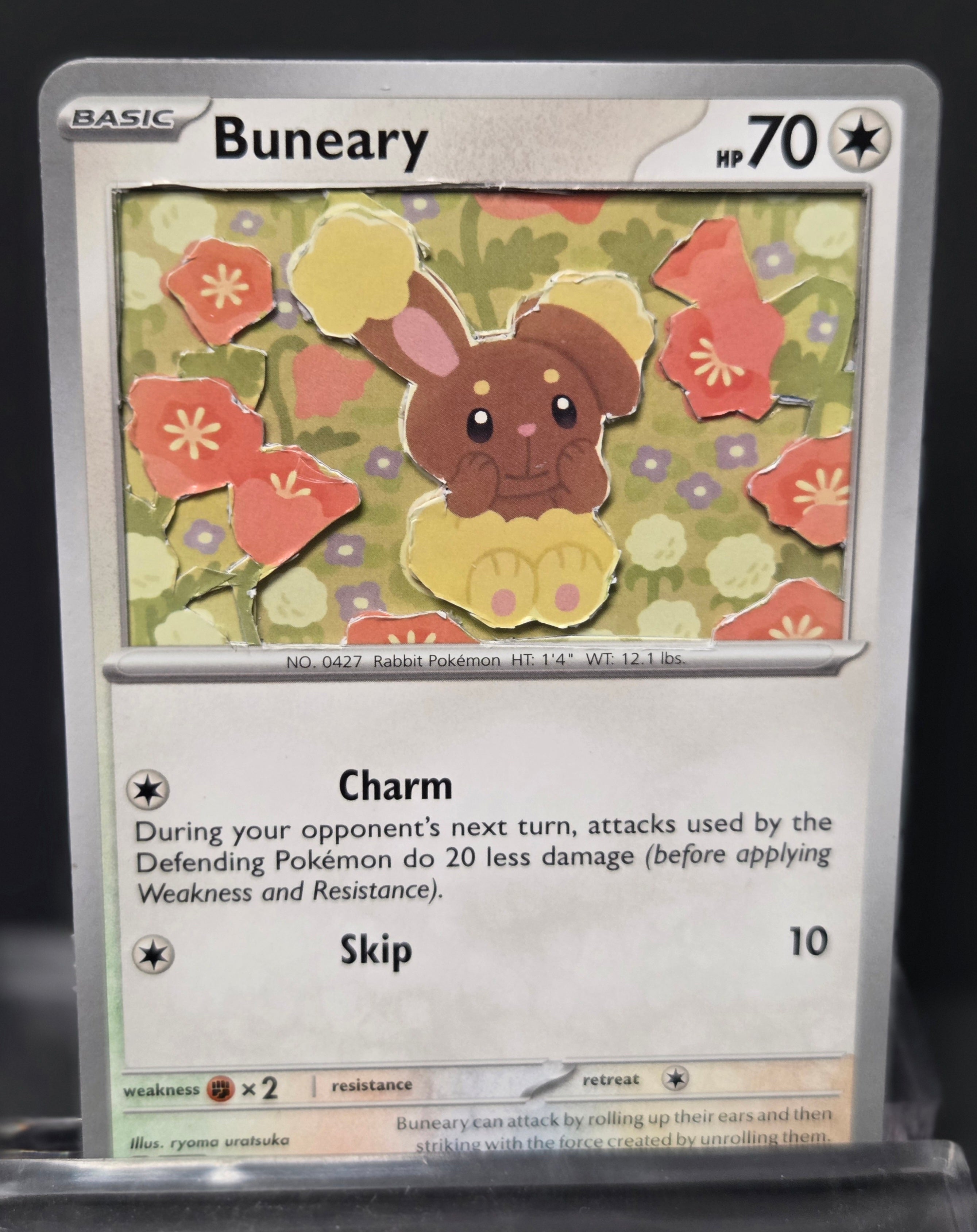Custom 3D Cut Pokémon Cards - Buneary