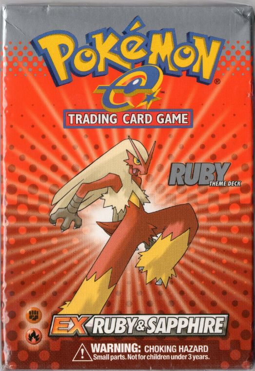 Pokémon: Ruby Theme Deck Box Ruby & Sapphire - Open