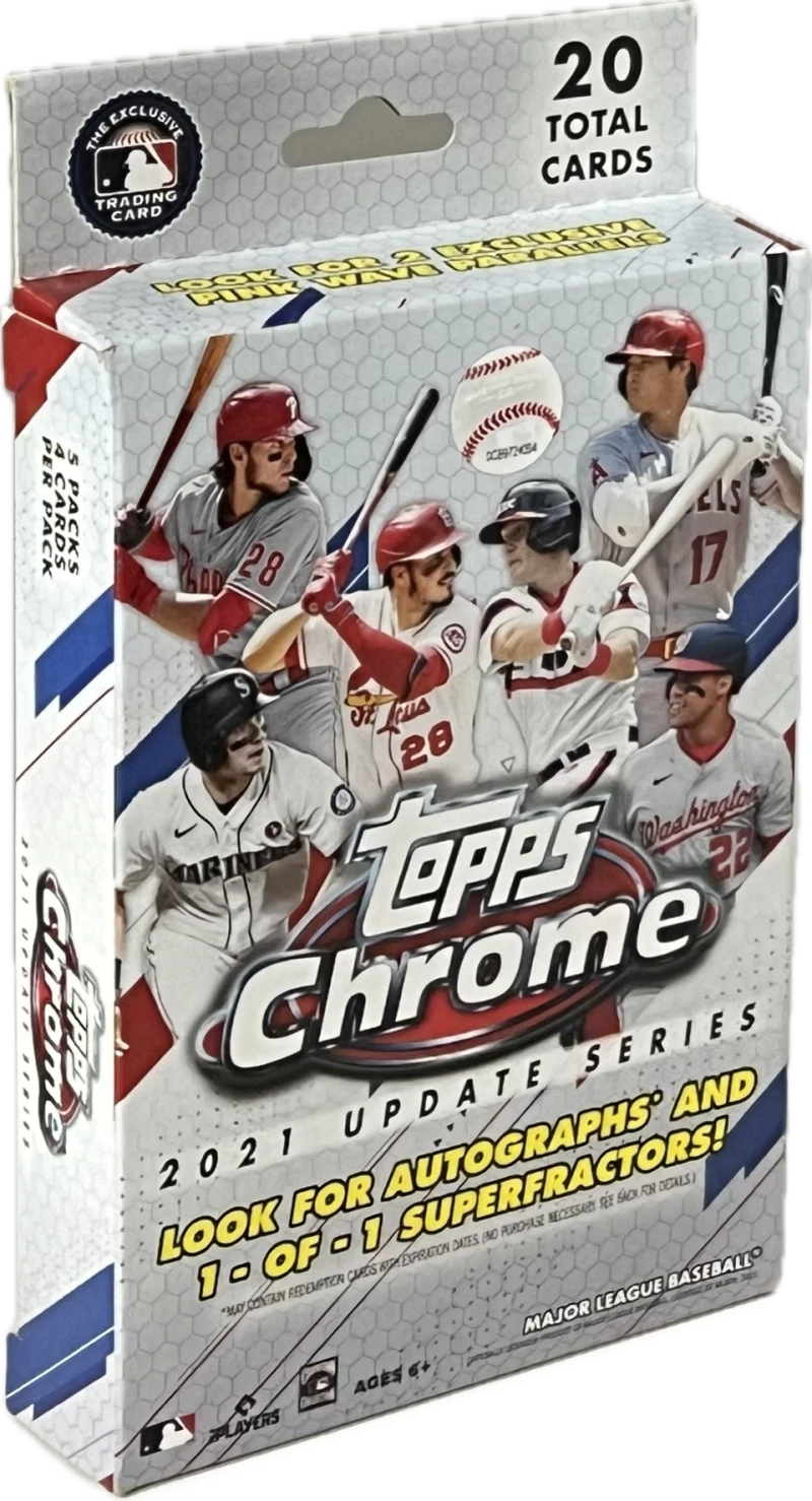 2021 Topps Chrome Update Series Baseball Hanger Box