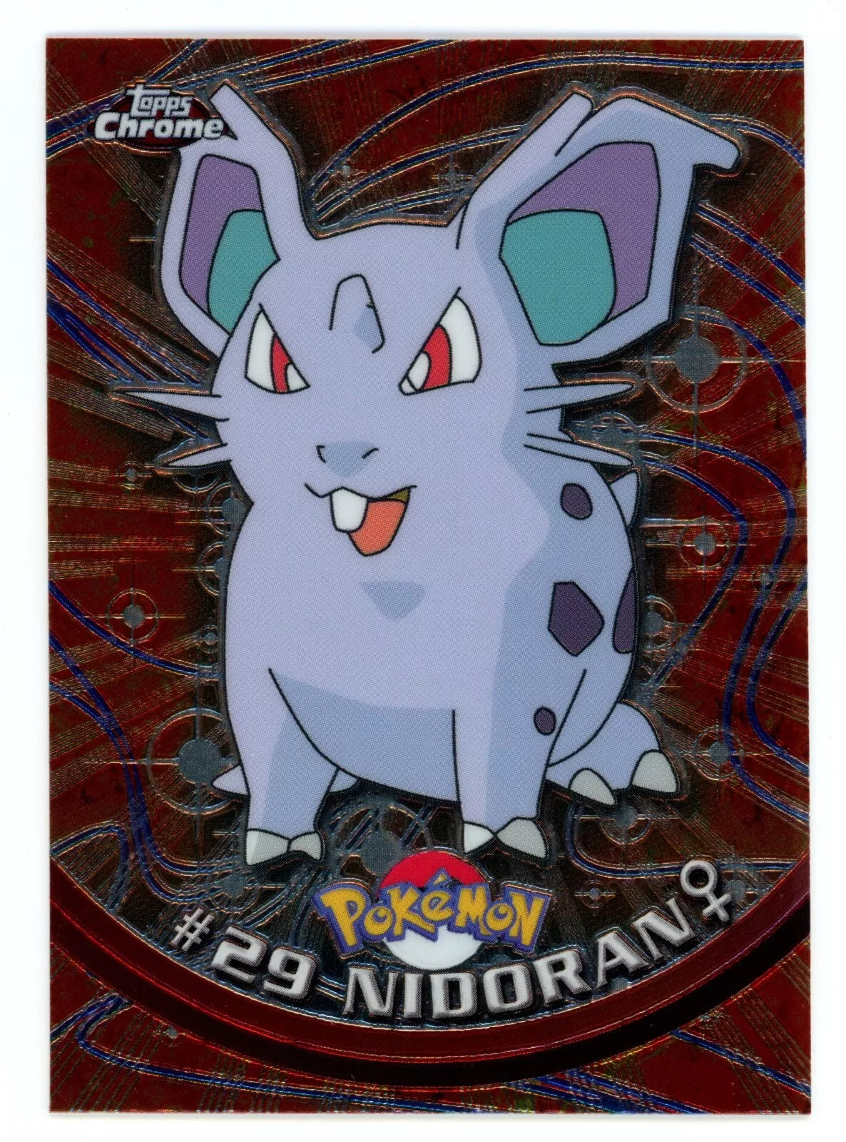 Nidoran F Foil (29) [Topps Pokemon Chrome Series 1]