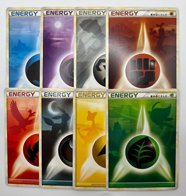 Pokemon Card HeartGold SoulSilver Energy Complete 8 Set Japanese