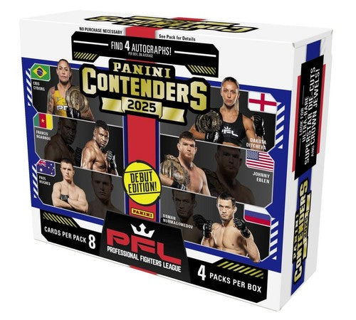 2025 Panini Professional Fighting League Contenders Hobby Box
