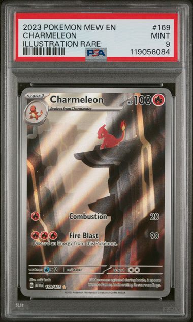 Charmeleon Illustration Rare 151 169/165 PSA 9