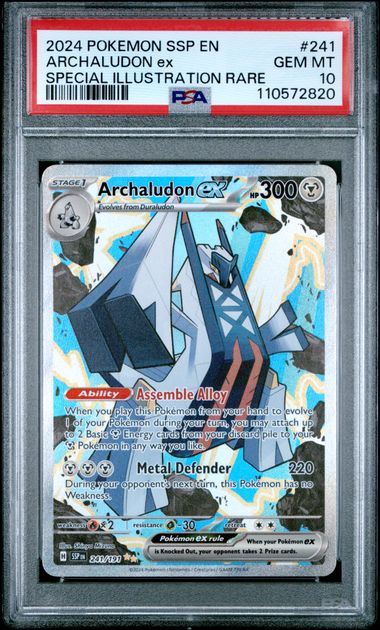 Archaludon ex Surging Sparks 241/191 PSA 10
