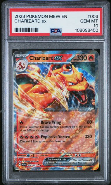 Charizard ex Pokemon 151 006/165 PSA 10