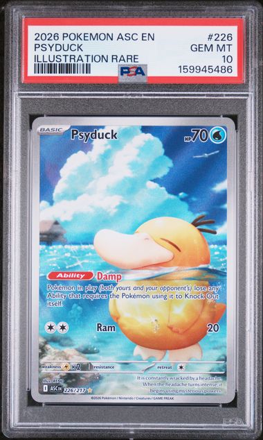 Psyduck Ascended Heroes 226/217 PSA 10