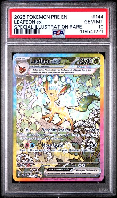 Leafeon ex Prismatic Evolutions 144/131 PSA 10